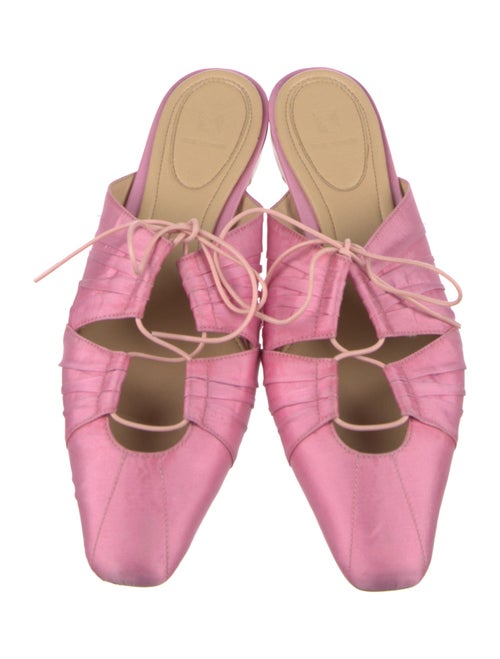 Rosie Assoulin Satin Mules