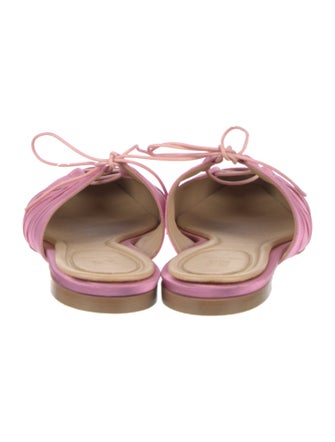 Rosie Assoulin Satin Mules