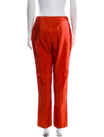 Rosie Assoulin Silk Straight Leg Pants