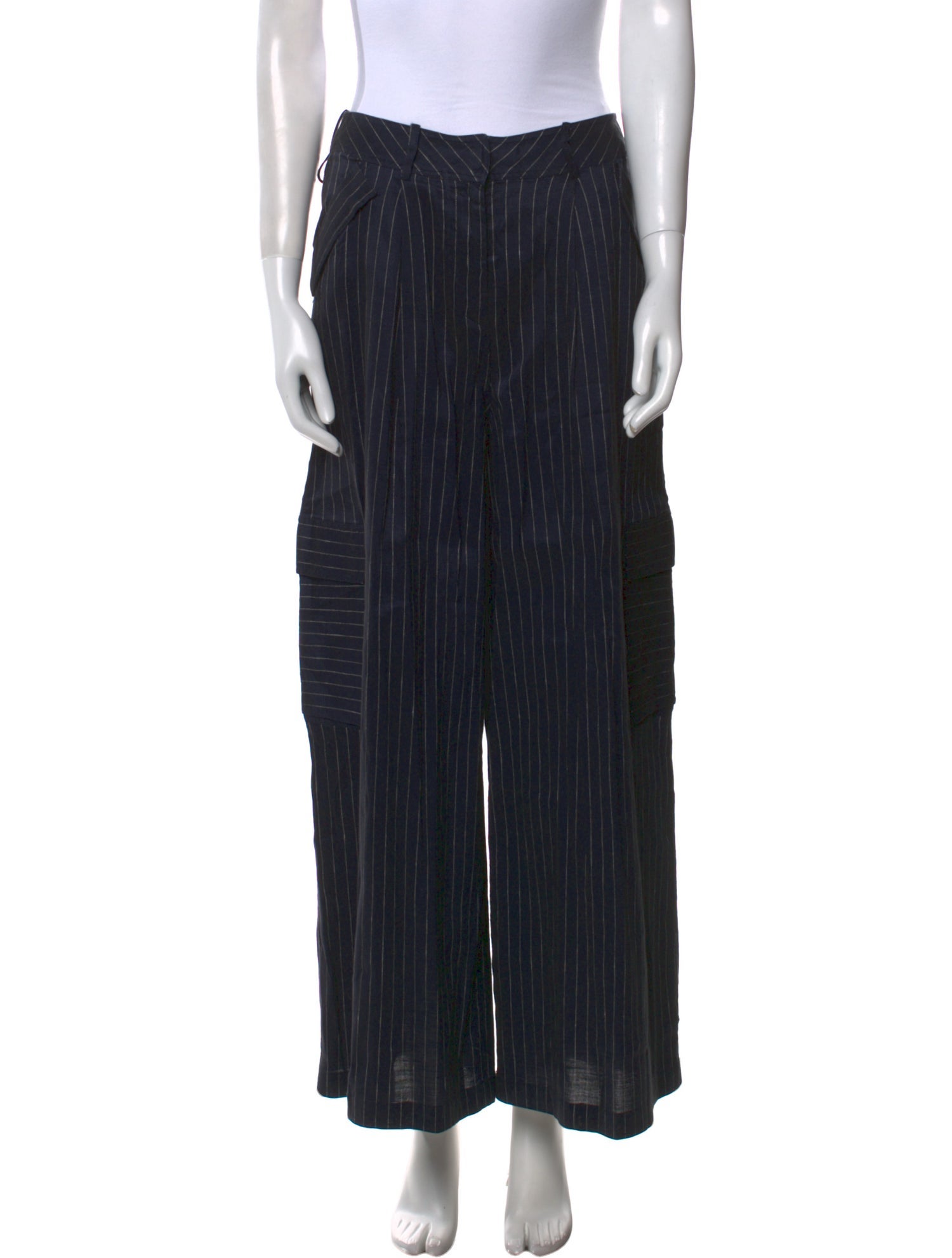 Rosie Assoulin Linen Wide Leg Pants