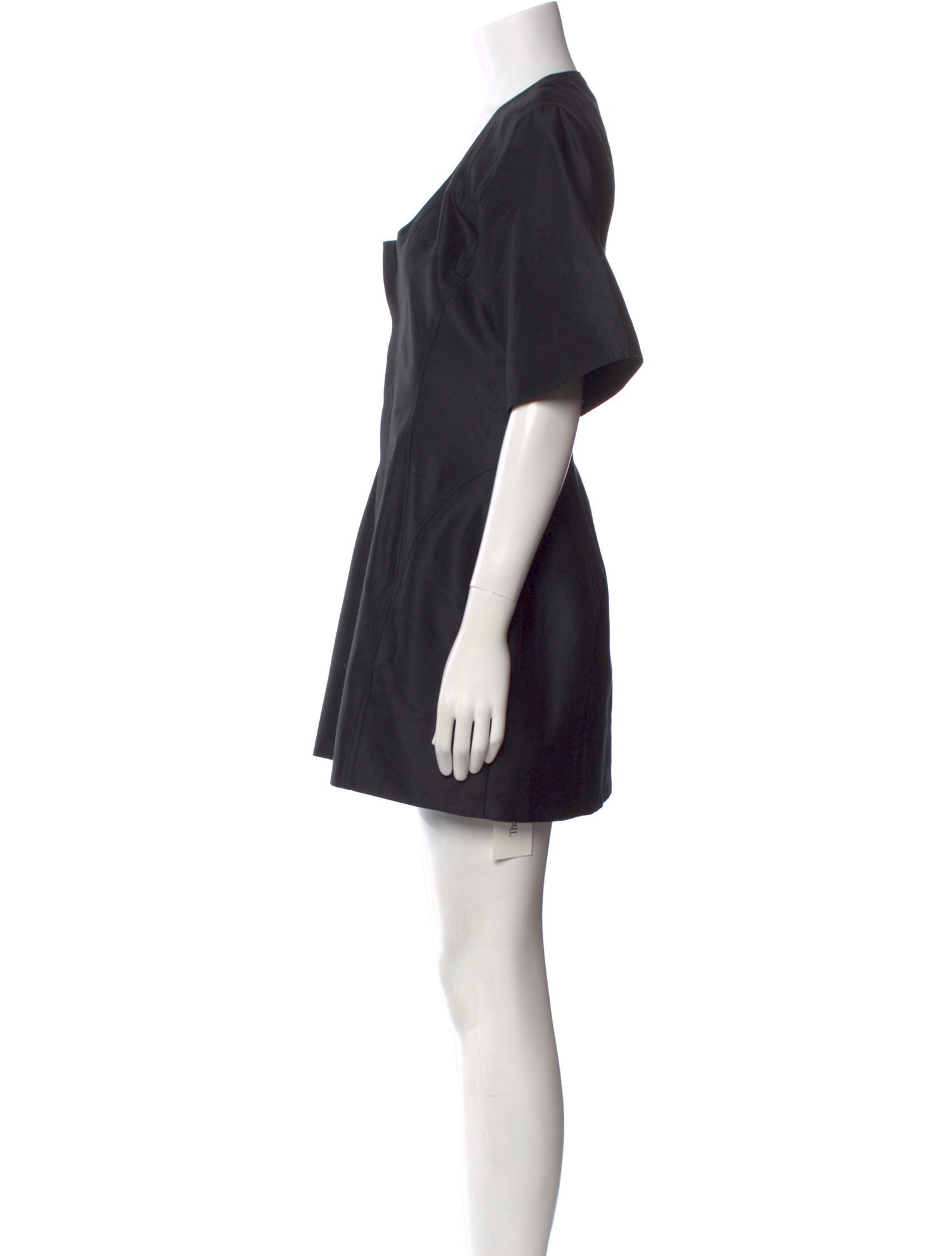 Rosie Assoulin Scoop Neck Mini Dress