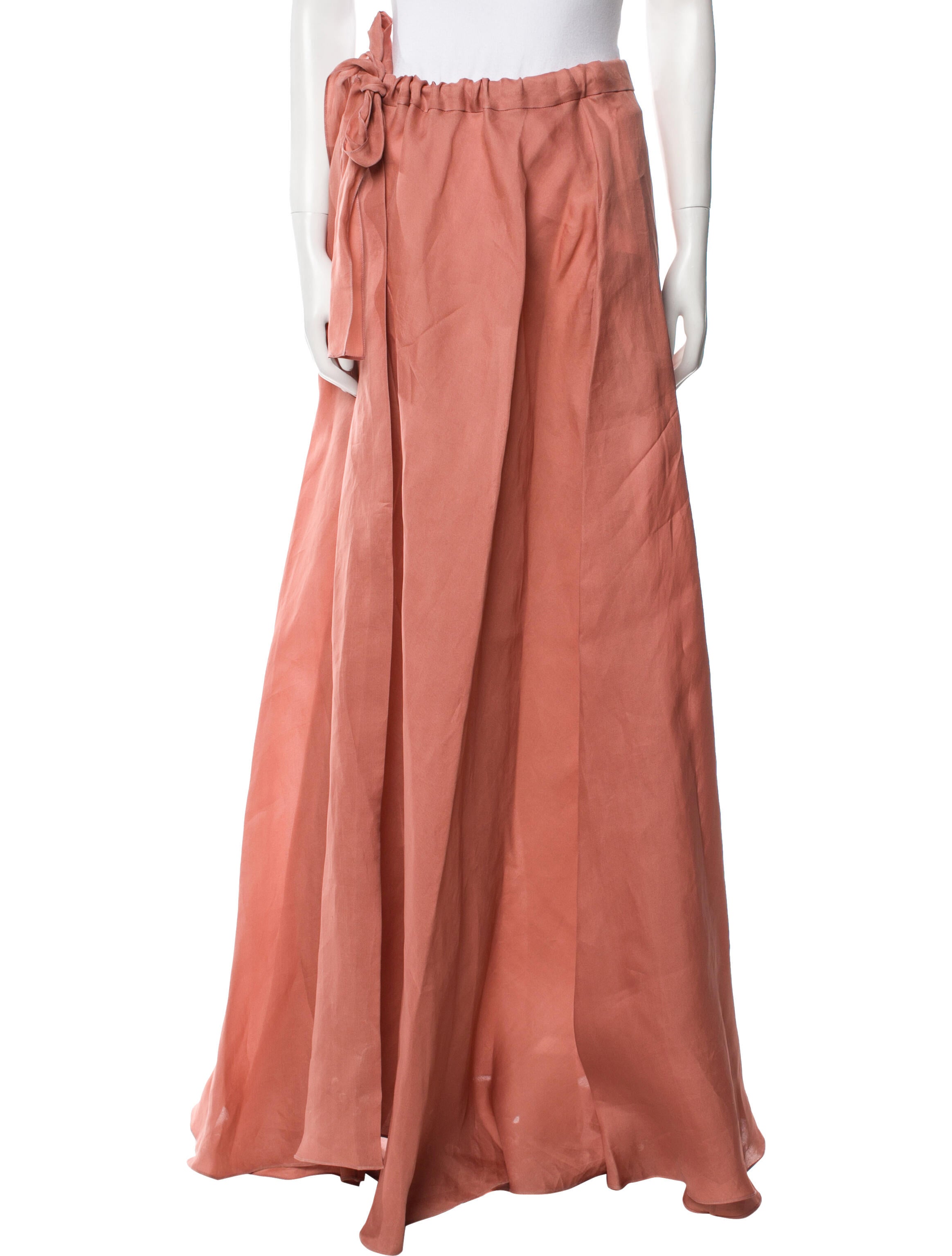 Rosie Assoulin Silk Long Skirt