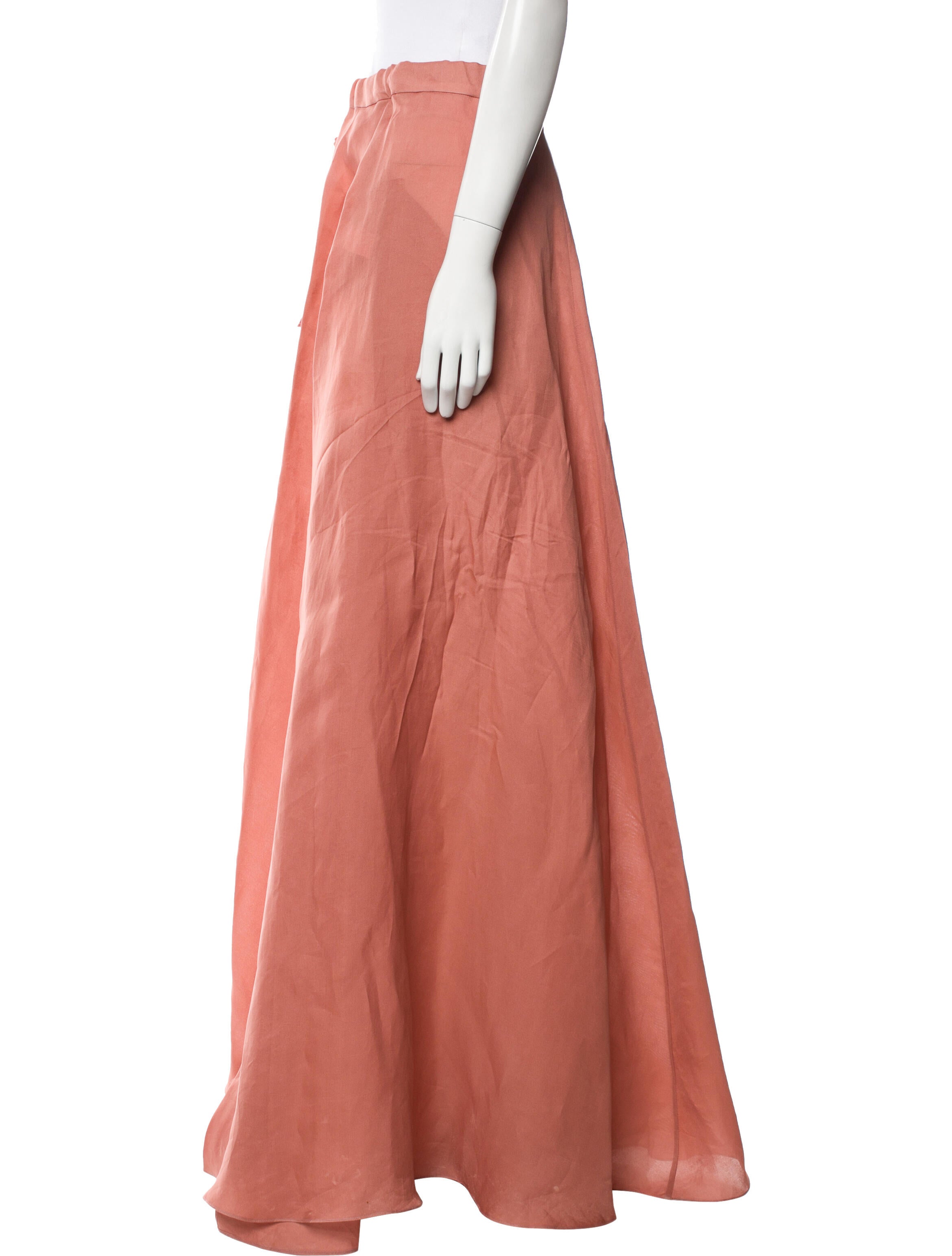 Rosie Assoulin Silk Long Skirt
