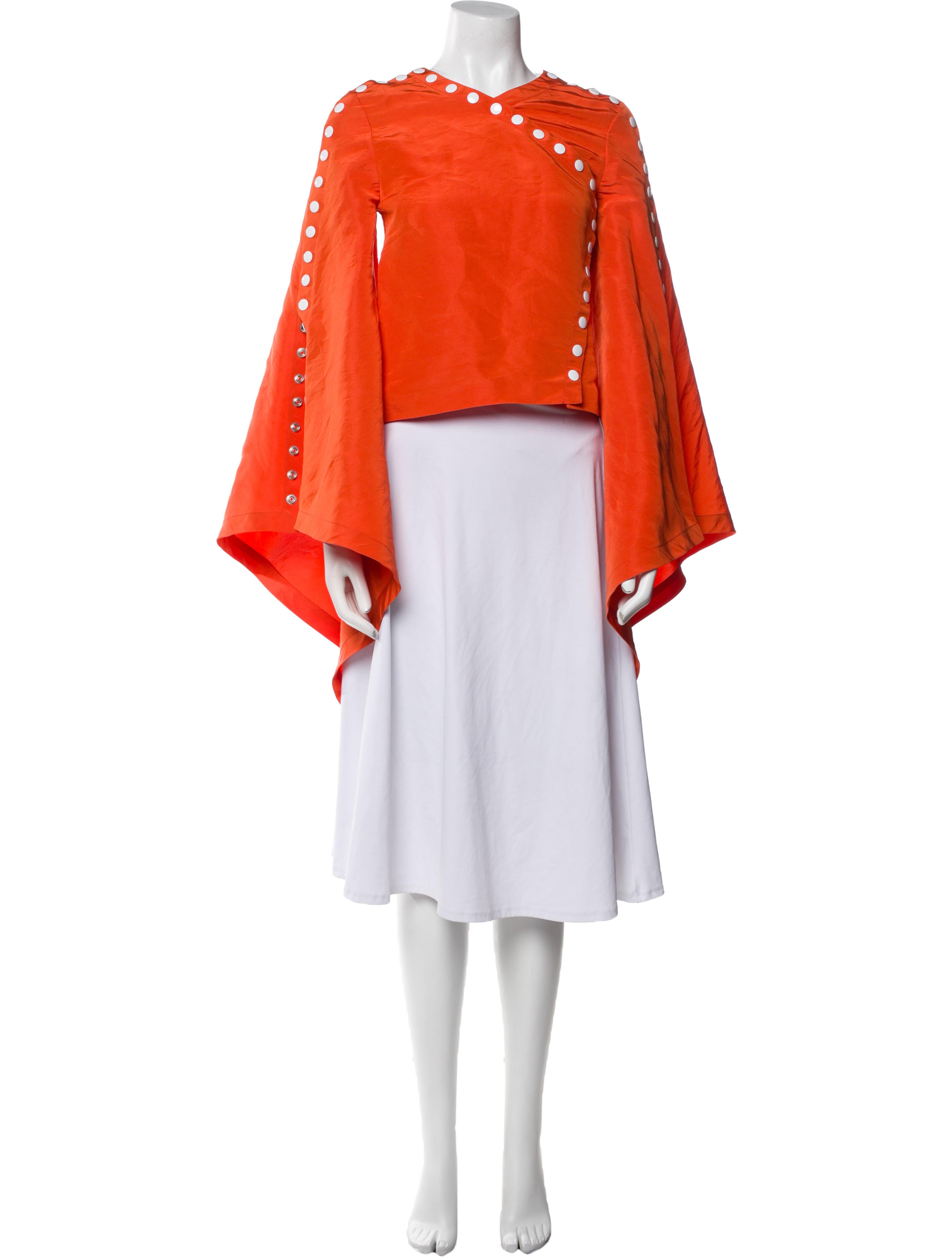 Rosie Assoulin Silk V-Neck Tunic