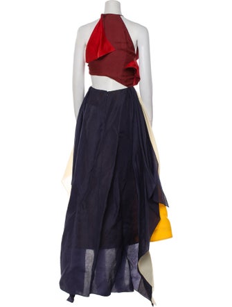 Rosie Assoulin Silk Long Dress