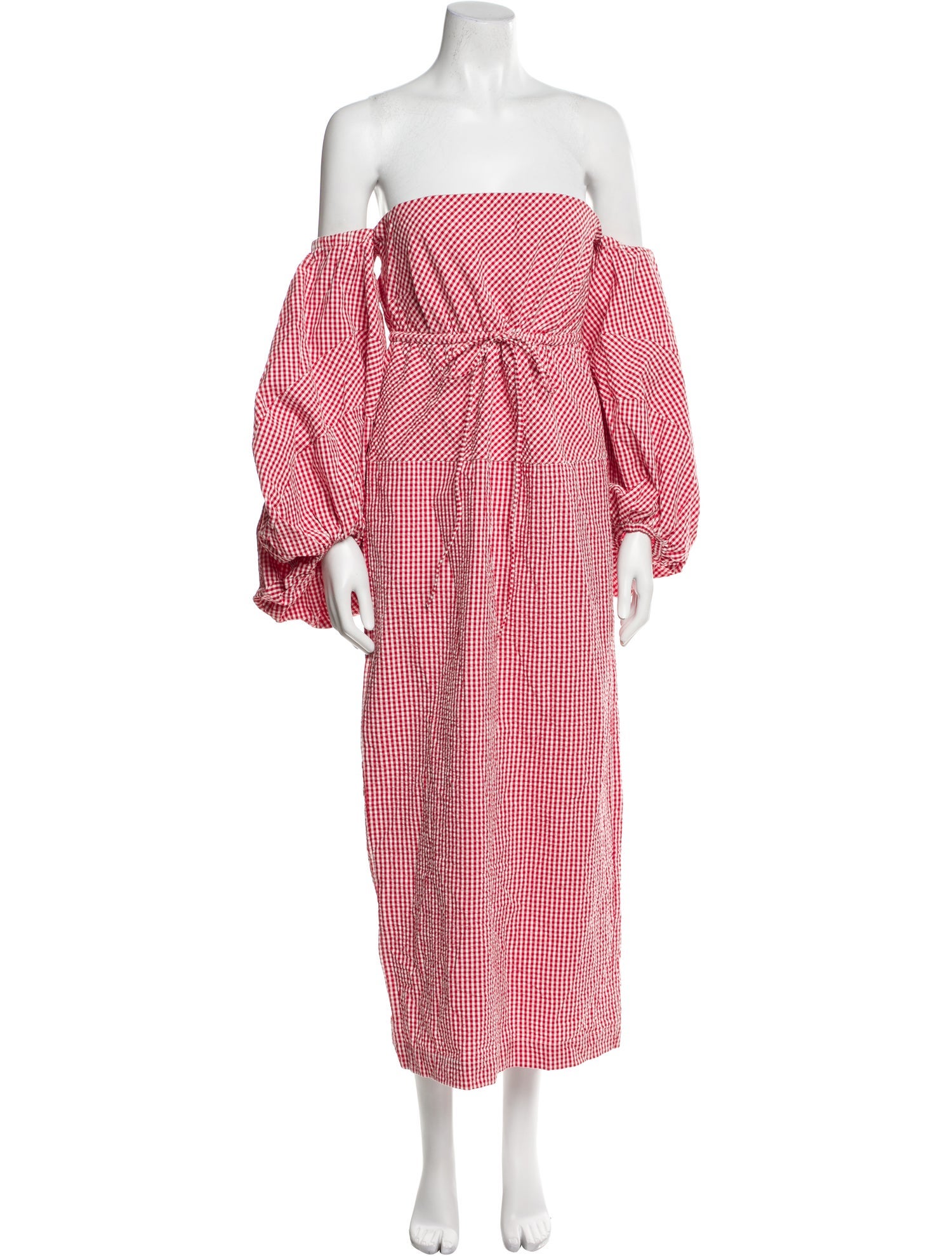 Rosie Assoulin Striped Long Dress