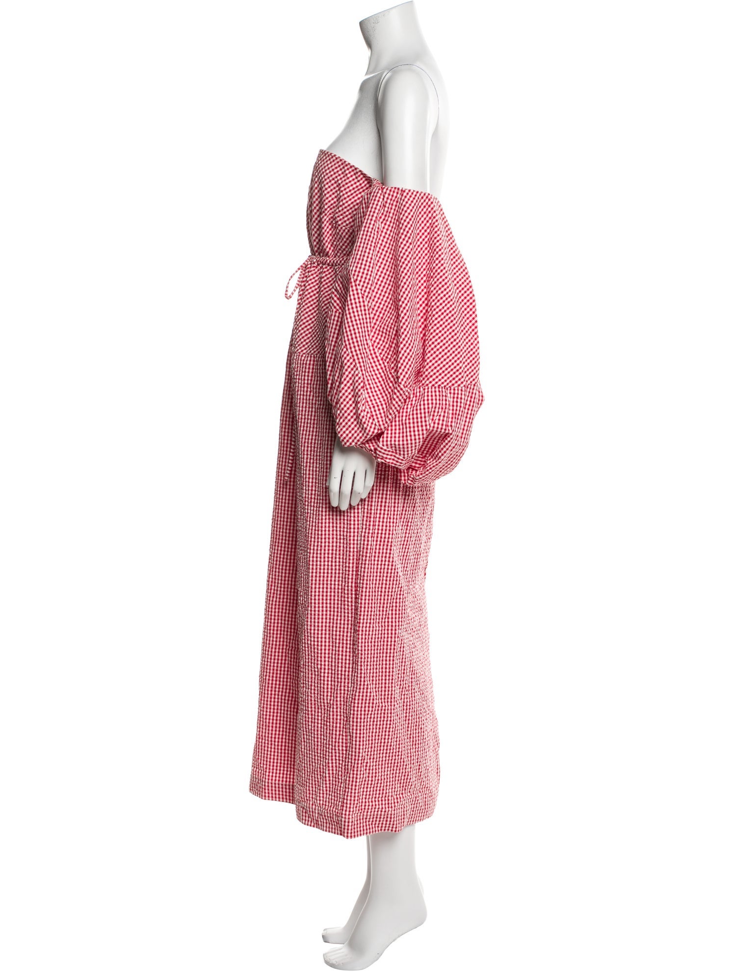 Rosie Assoulin Striped Long Dress