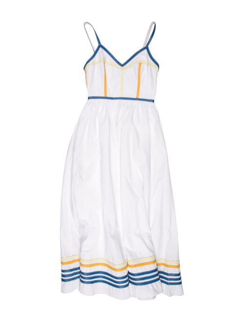 Rosie Assoulin Striped Long Dress