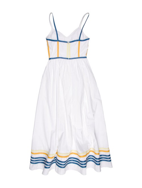 Rosie Assoulin Striped Long Dress