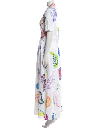 Rosie Assoulin Printed Long Dress