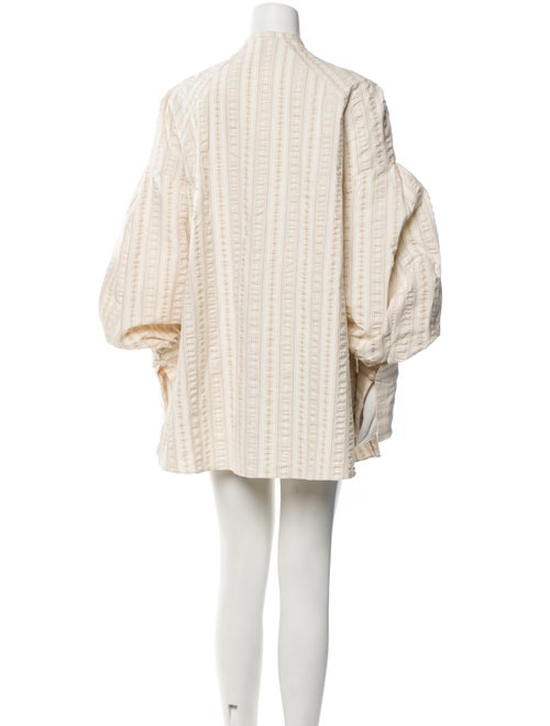 Rosie Assoulin Tie Neck Mini Dress