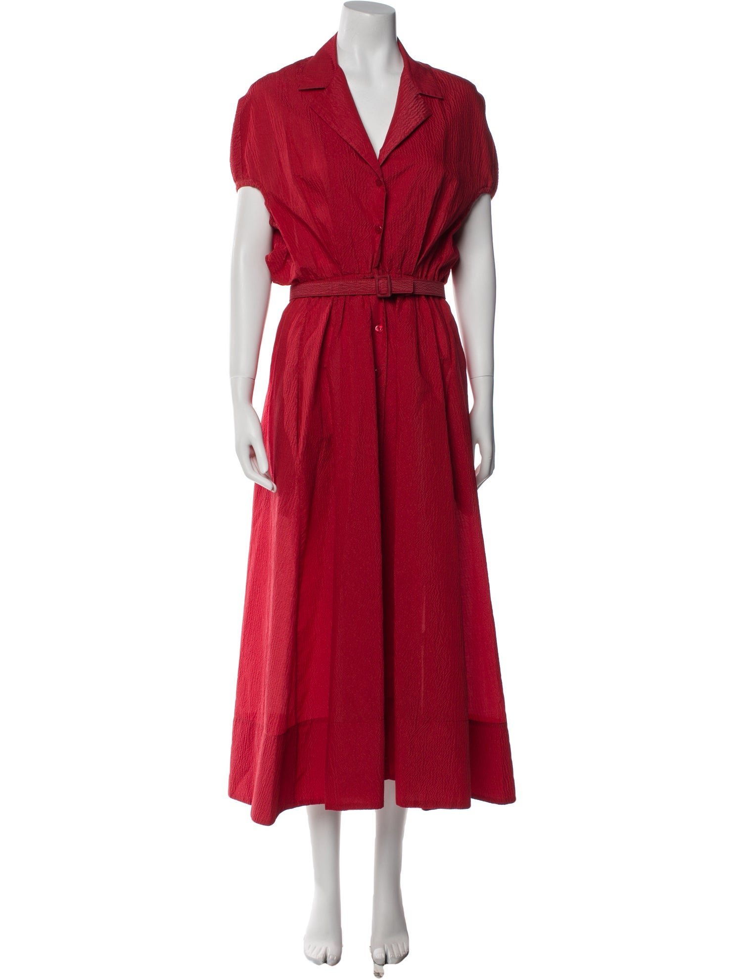 Rosie Assoulin V-Neck Long Dress