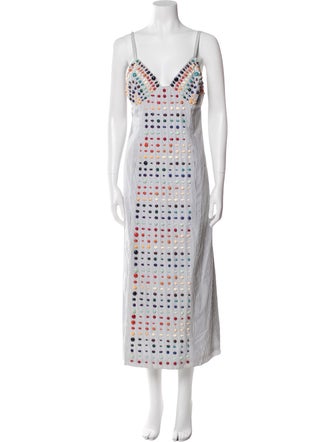 Rosie Assoulin Printed Long Dress