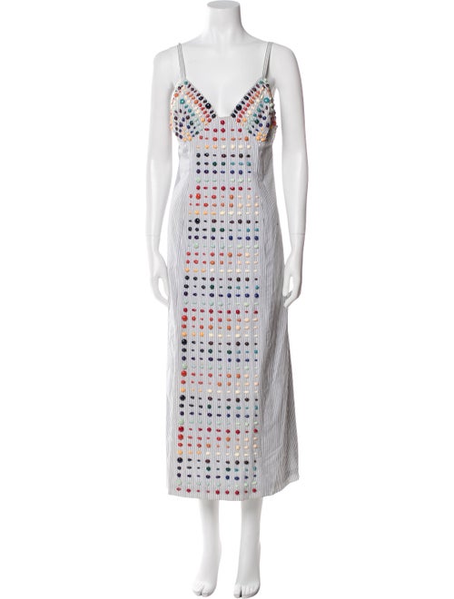 Rosie Assoulin Printed Long Dress