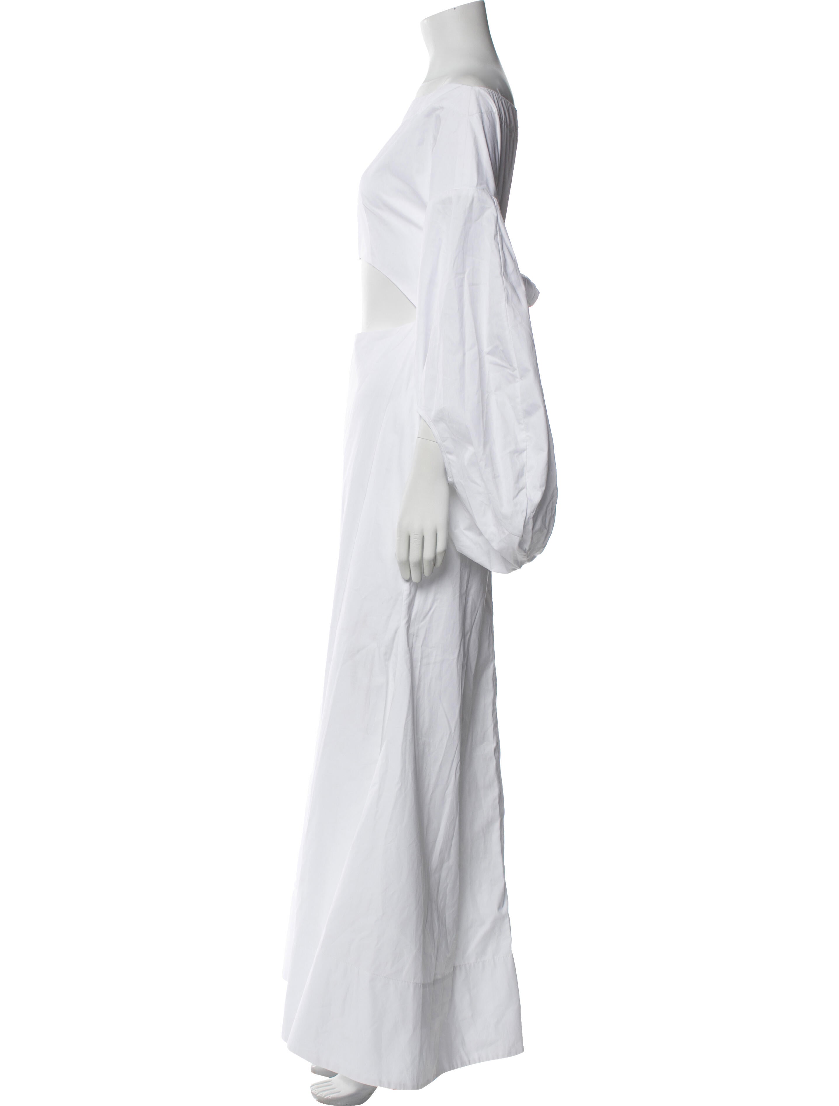 Rosie Assoulin Square Neckline Long Dress