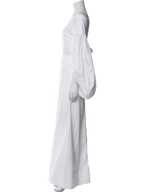 Rosie Assoulin Square Neckline Long Dress