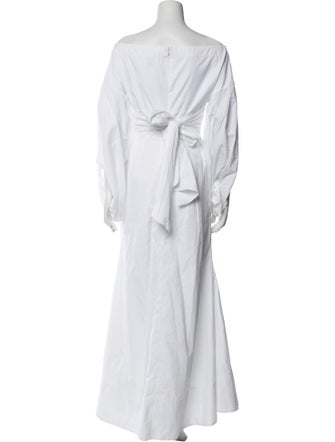 Rosie Assoulin Square Neckline Long Dress