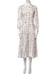 Rosie Assoulin Polka Dot Print Long Dress