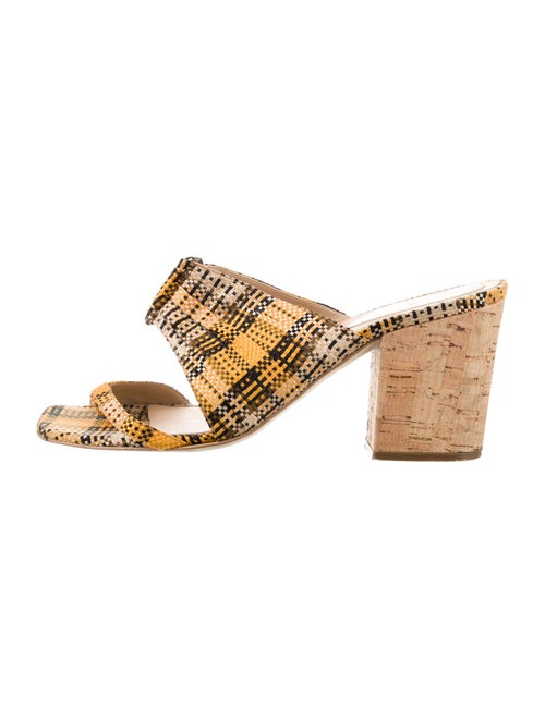 Rosie Assoulin Animal Print Slides