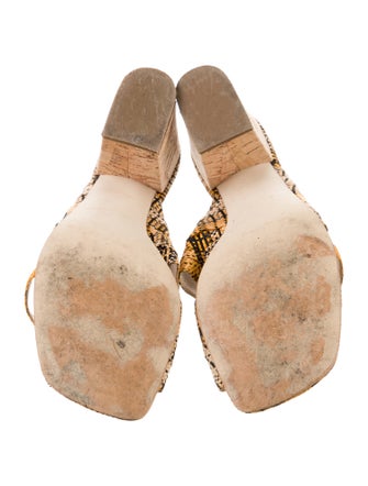 Rosie Assoulin Animal Print Slides