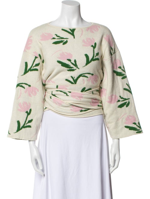 Rosie Assoulin Cashmere Printed Sweater