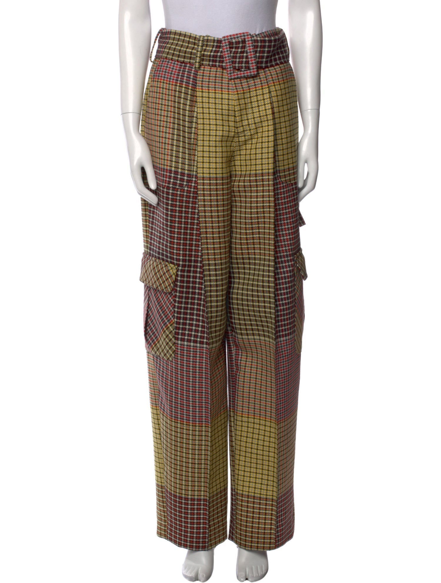 Rosie Assoulin Virgin Wool Wide Leg Pants