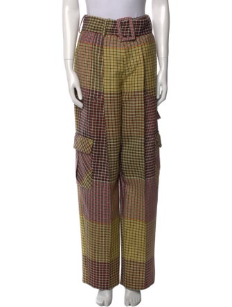Rosie Assoulin Virgin Wool Wide Leg Pants