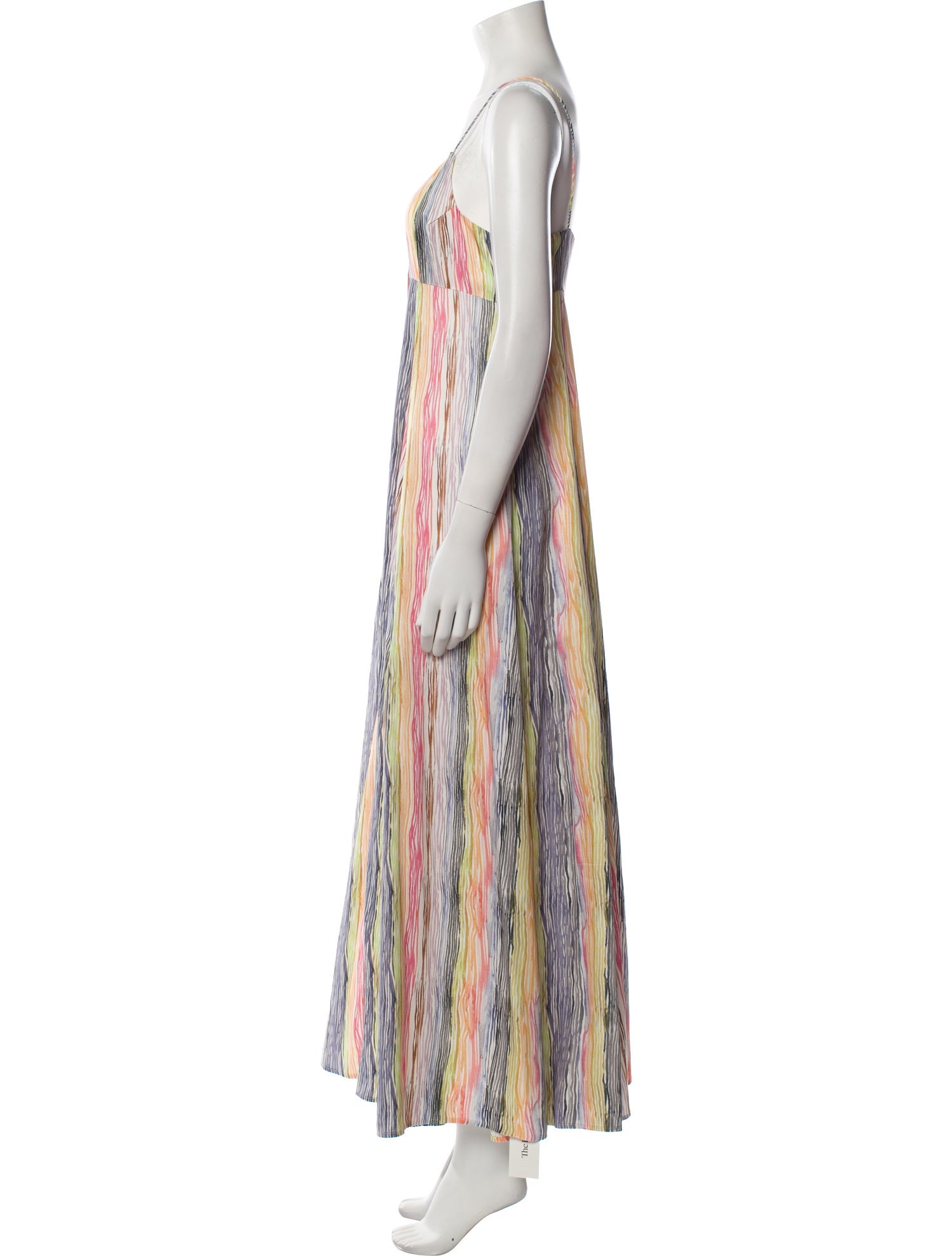 Rosie Assoulin Striped Long Dress
