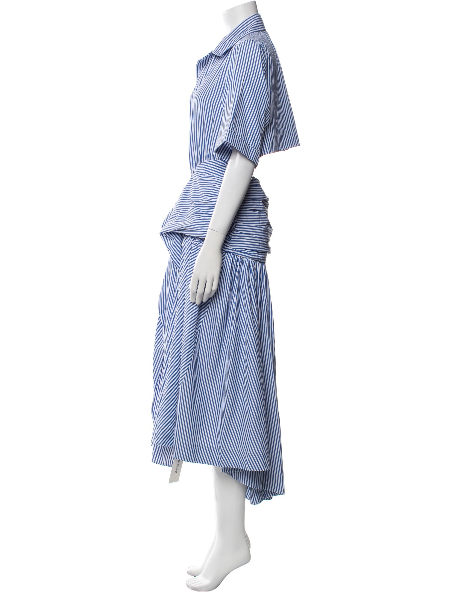 Rosie Assoulin Striped Long Dress