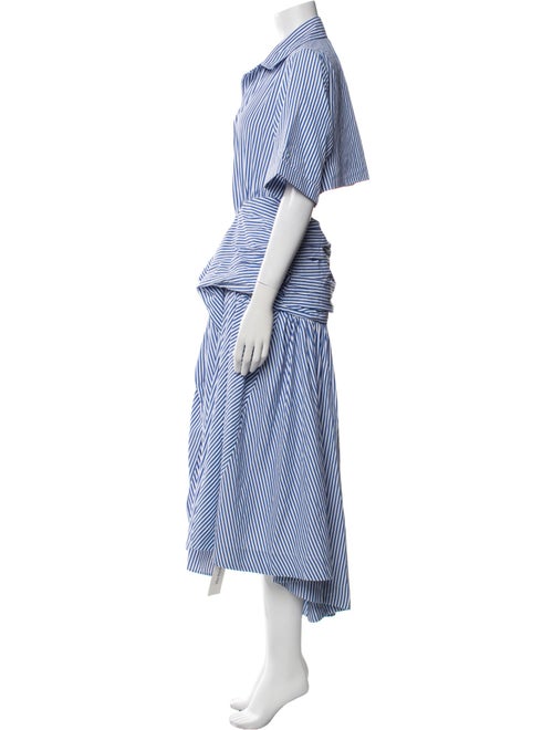 Rosie Assoulin Striped Long Dress