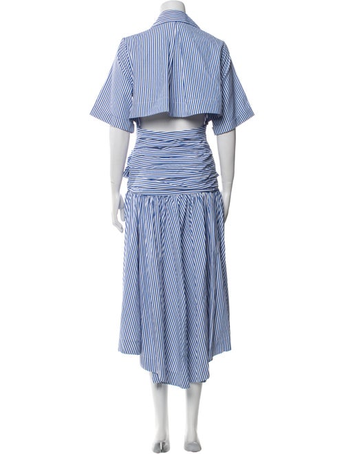 Rosie Assoulin Striped Long Dress