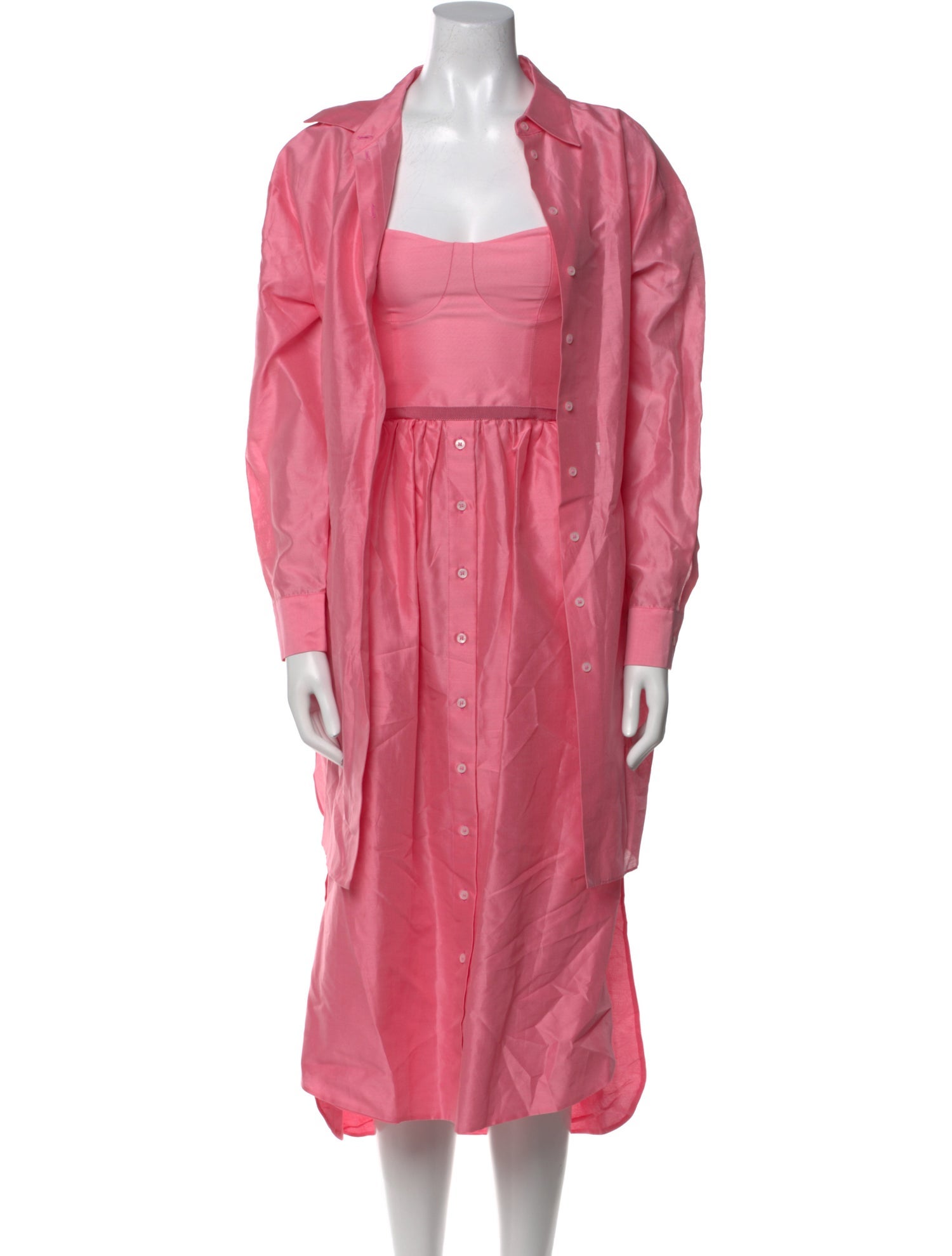 Rosie Assoulin Square Neckline Long Dress