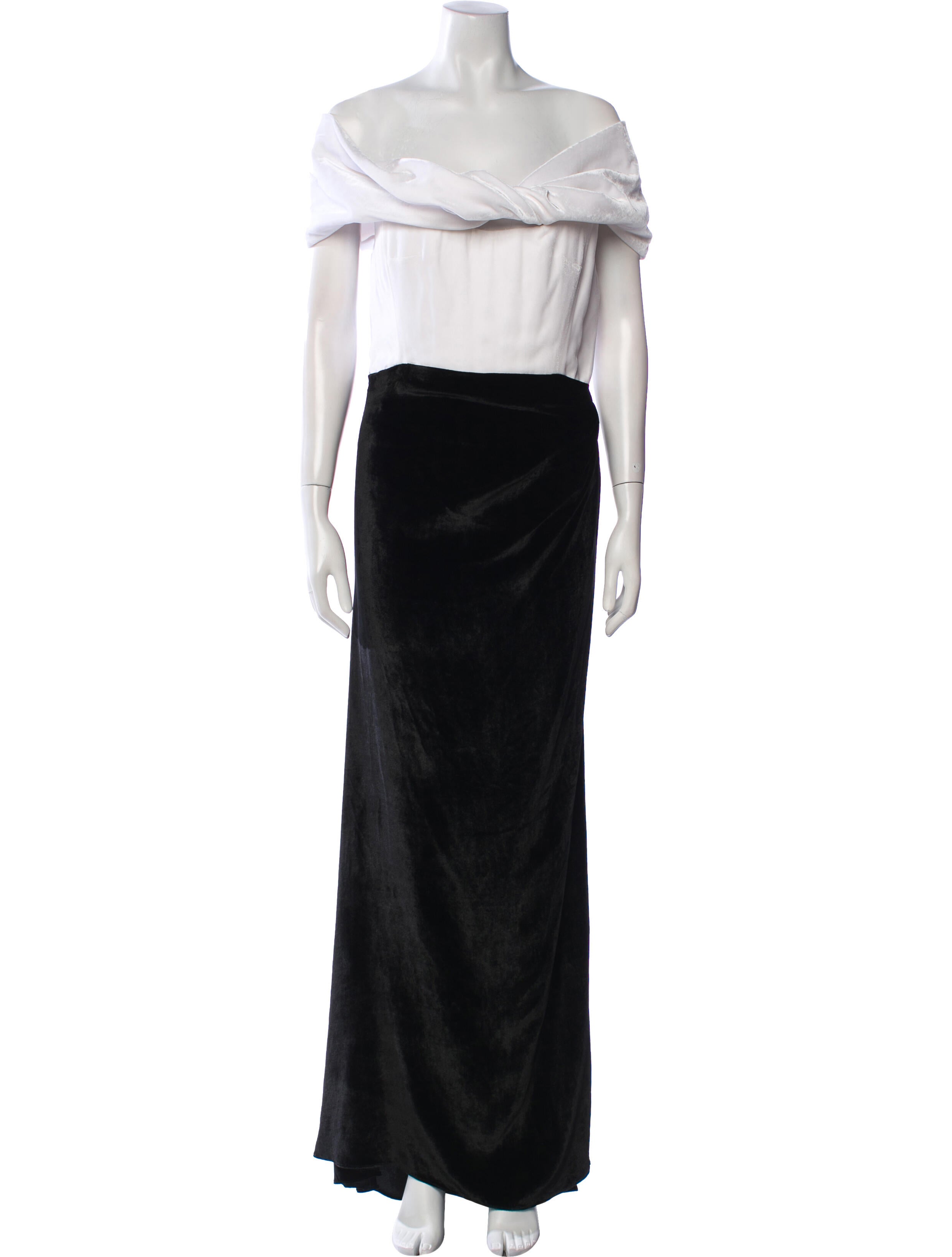 Rosie Assoulin Off-The-Shoulder Long Dress w/ Tags