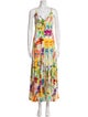 Rosie Assoulin Floral Print Long Dress
