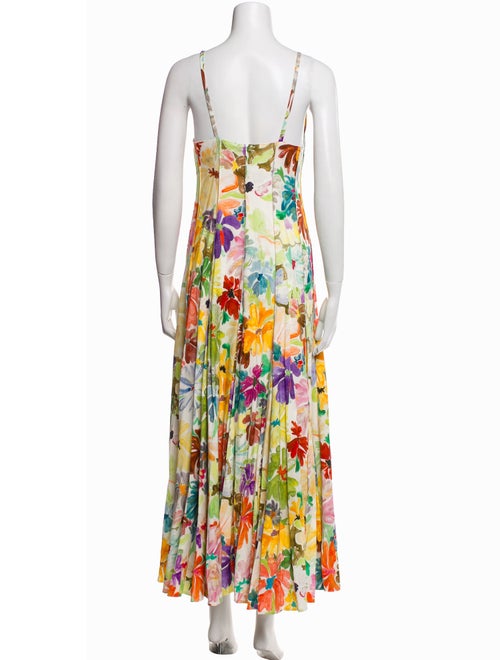 Rosie Assoulin Floral Print Long Dress