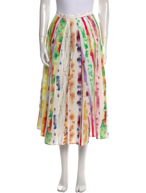 Rosie Assoulin Printed Midi Length Skirt