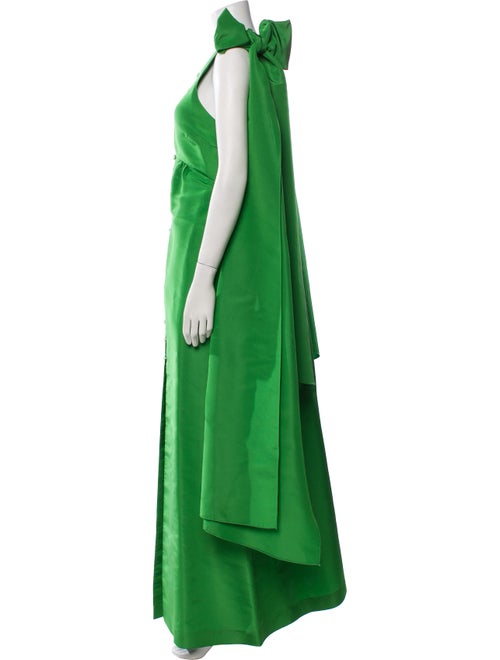 Rosie Assoulin Silk Cutout Accent Dress Set