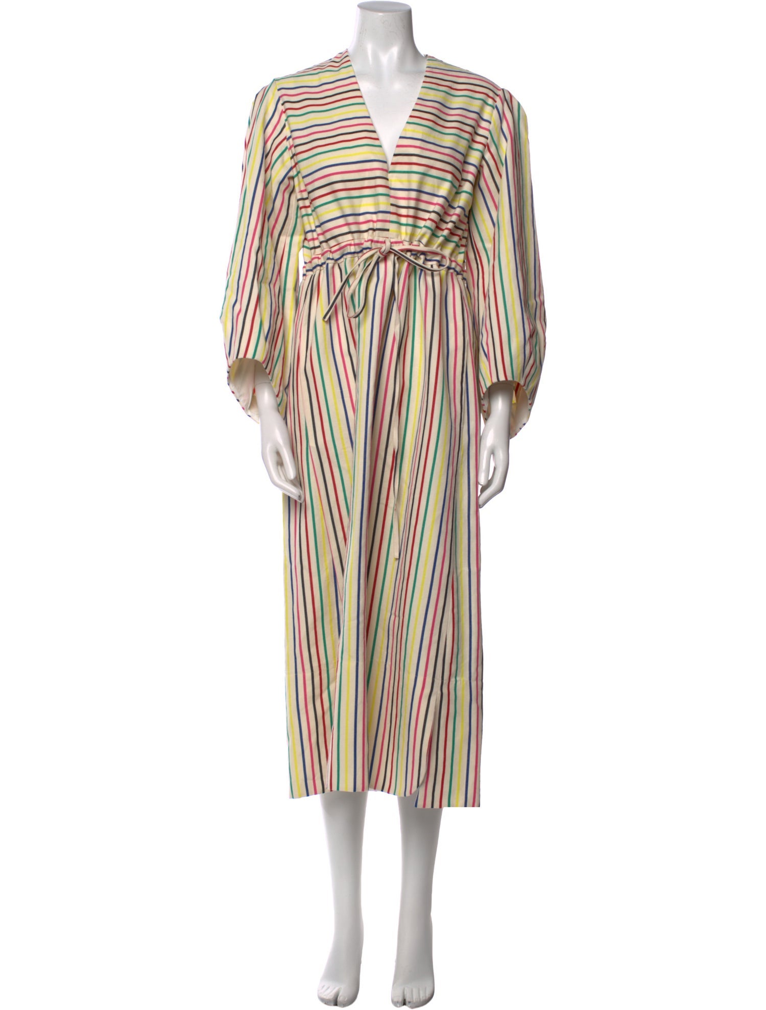 Rosie Assoulin Striped Long Dress
