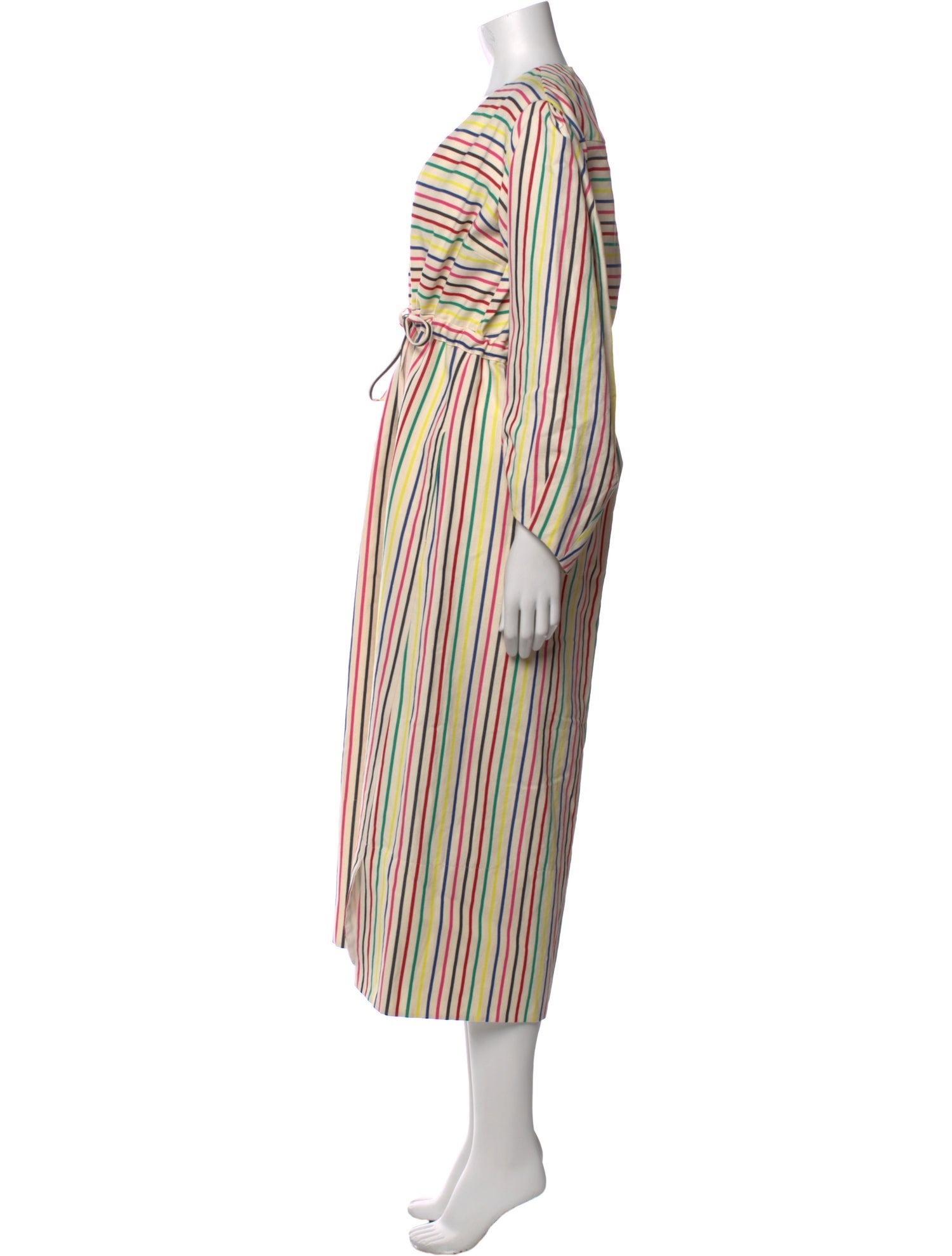 Rosie Assoulin Striped Long Dress