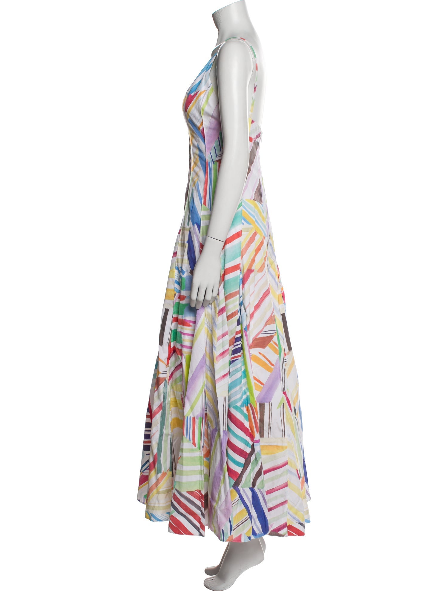 Rosie Assoulin Printed Long Dress
