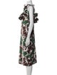 Rosie Assoulin Floral Print Midi Length Dress