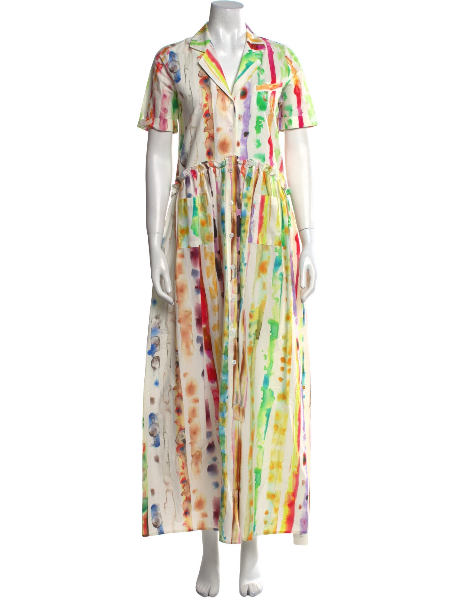 Rosie Assoulin Printed Long Dress