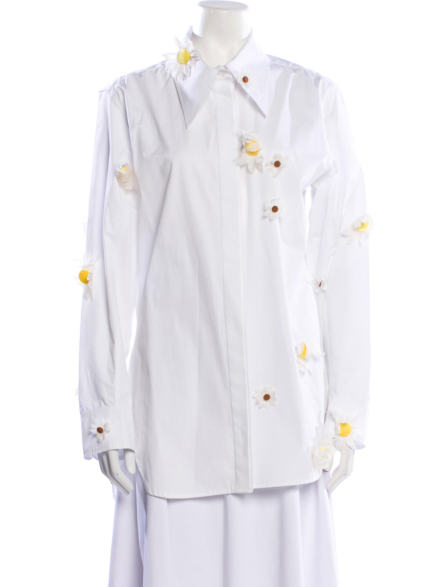 Rosie Assoulin Long Sleeve Button-Up Top