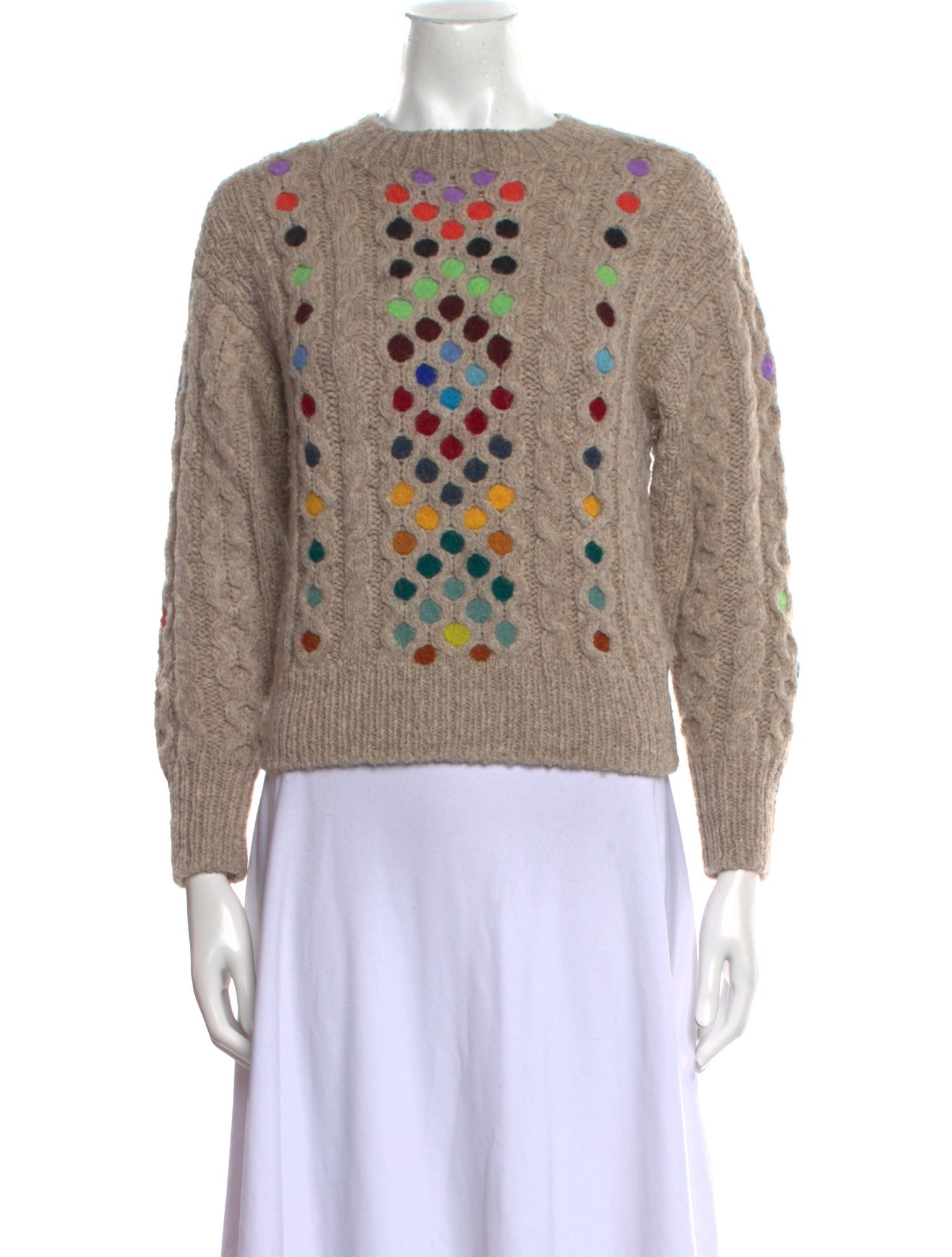Rosie Assoulin Alpaca Printed Sweater