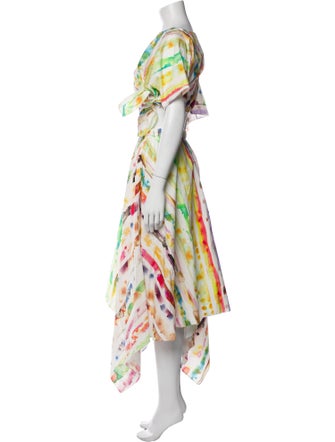 Rosie Assoulin Tie-Dye Print Skirt Set
