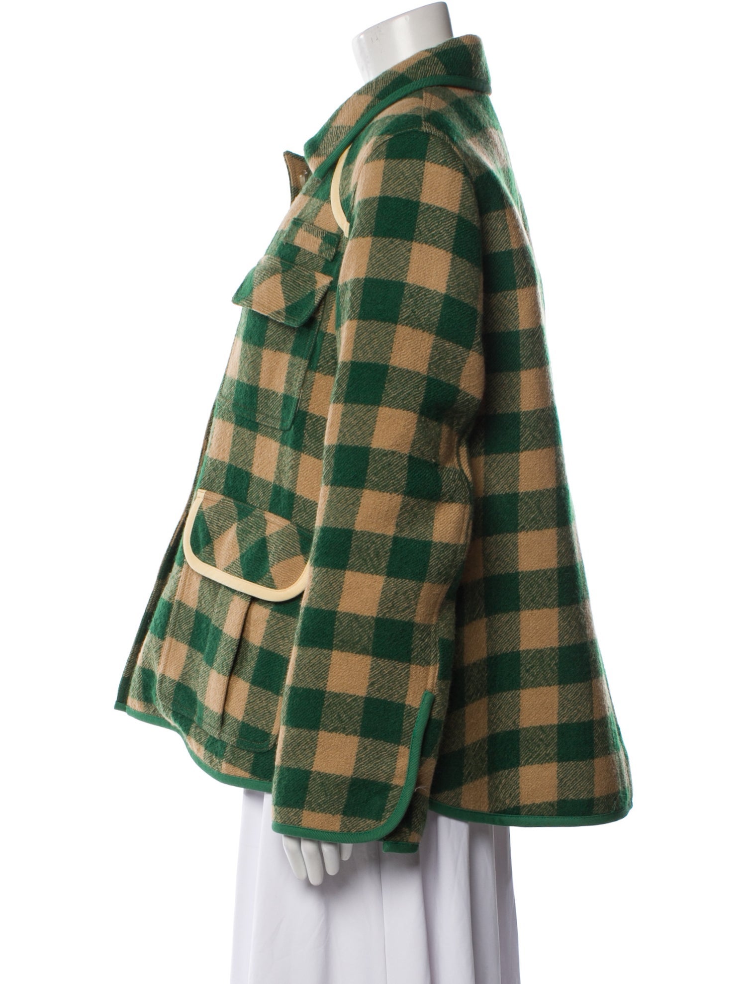 Rosie Assoulin Plaid Print Jacket