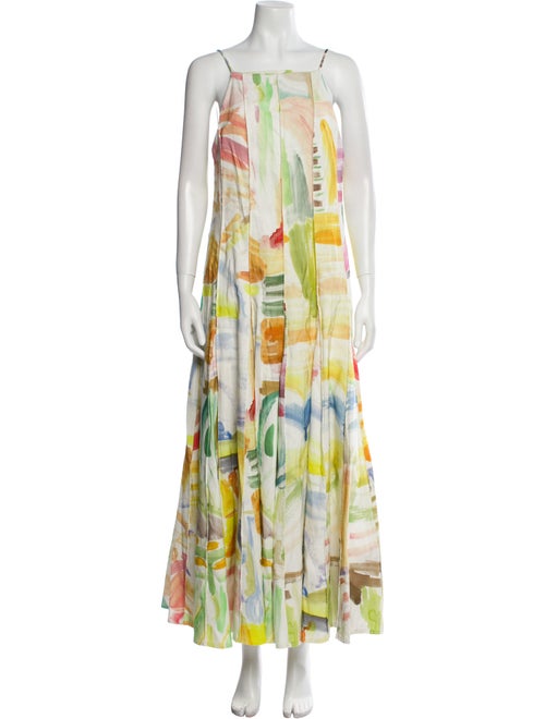 Rosie Assoulin Printed Midi Length Dress