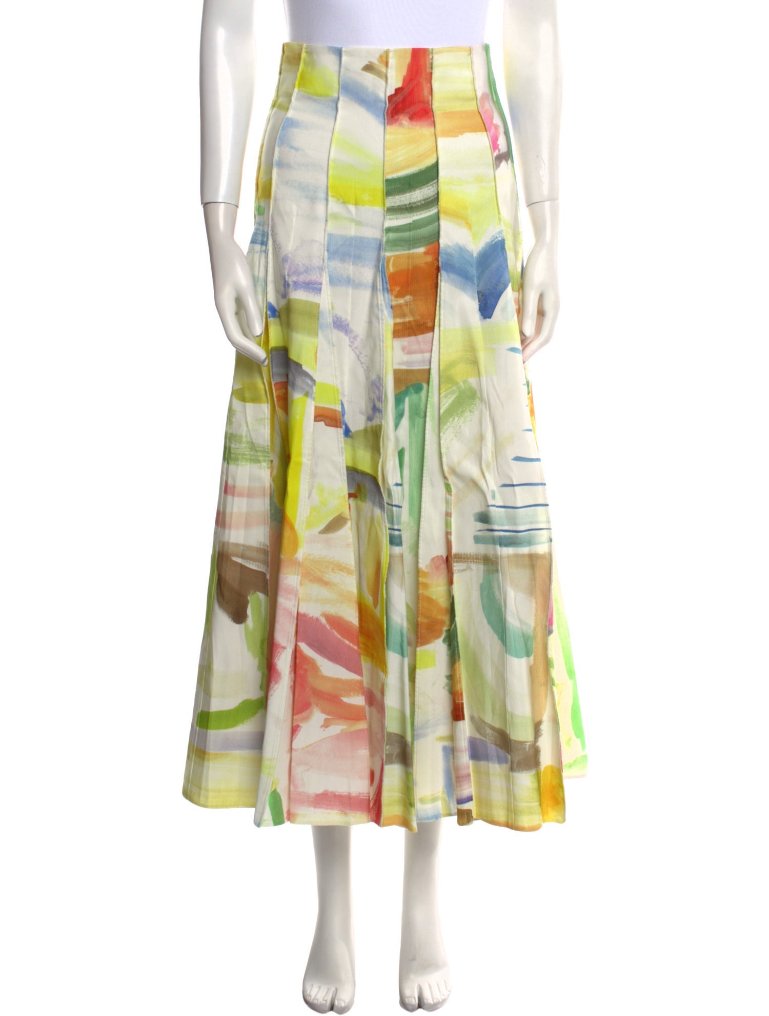 Rosie Assoulin Printed Midi Length Skirt w/ Tags