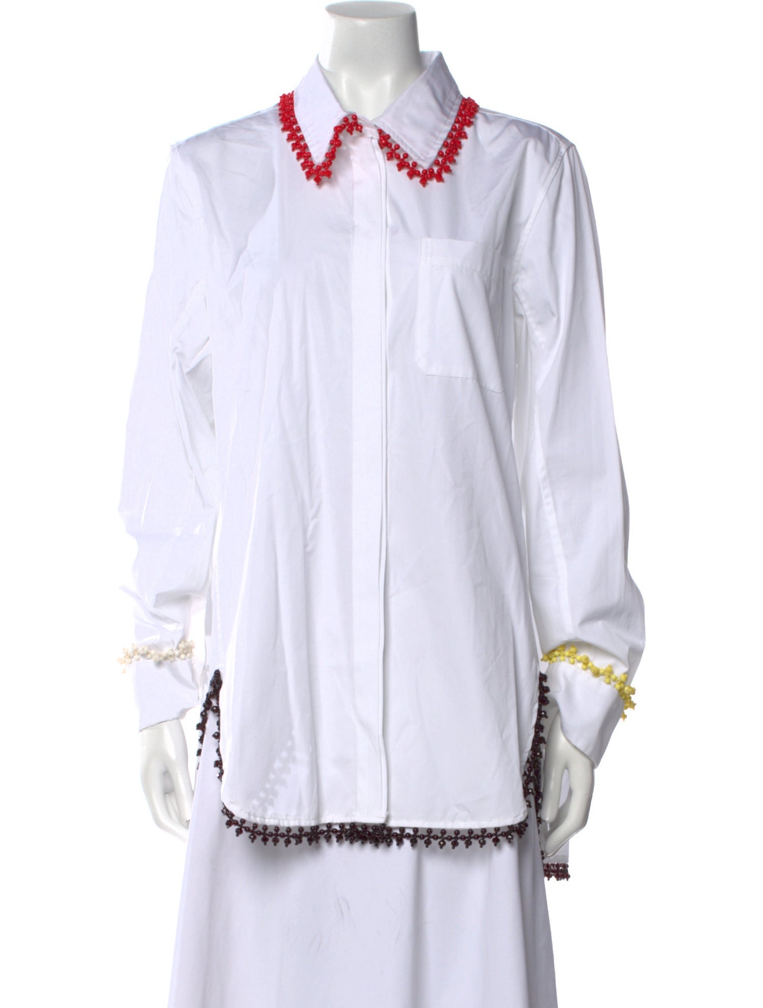 Rosie Assoulin Long Sleeve Button-Up Top