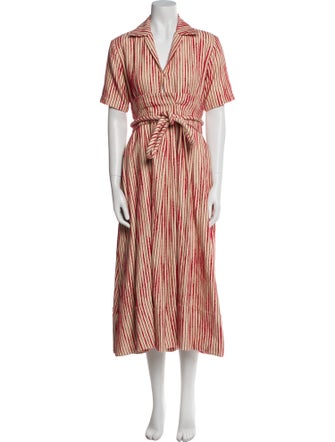 Rosie Assoulin Striped Long Dress